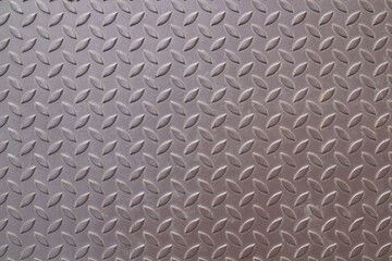 Obraz na płótnie Canvas Old grunge checkered steel plates background - Black and White