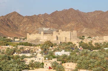 Bahla, Oman - home of the Bahla Fort, a 13th century castle and a UNESCO world heritage site, Bahla is on the main touristic spots in Oman
