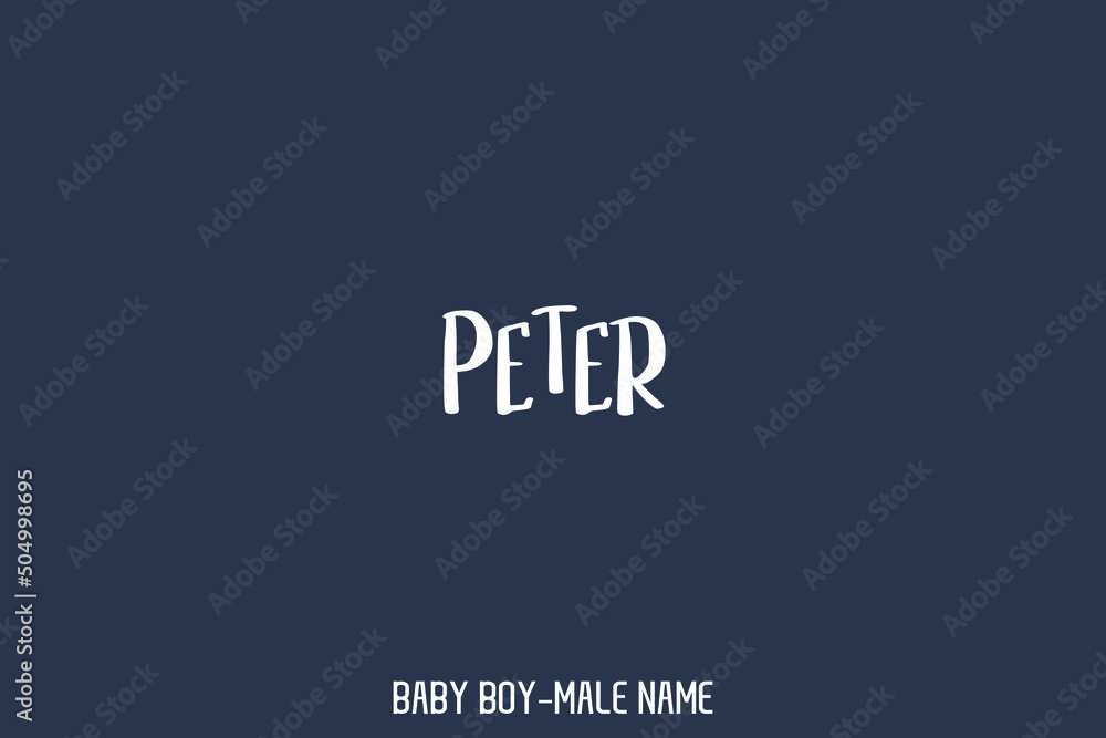 Poster man name 
