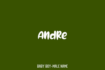 Bold Funny Calligraphy Text Sign of Man Name 