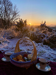 Sunrise Breakfast, Kinnoull Hill, Scotland