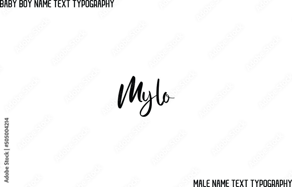 Poster cursive alphabetical text sign 