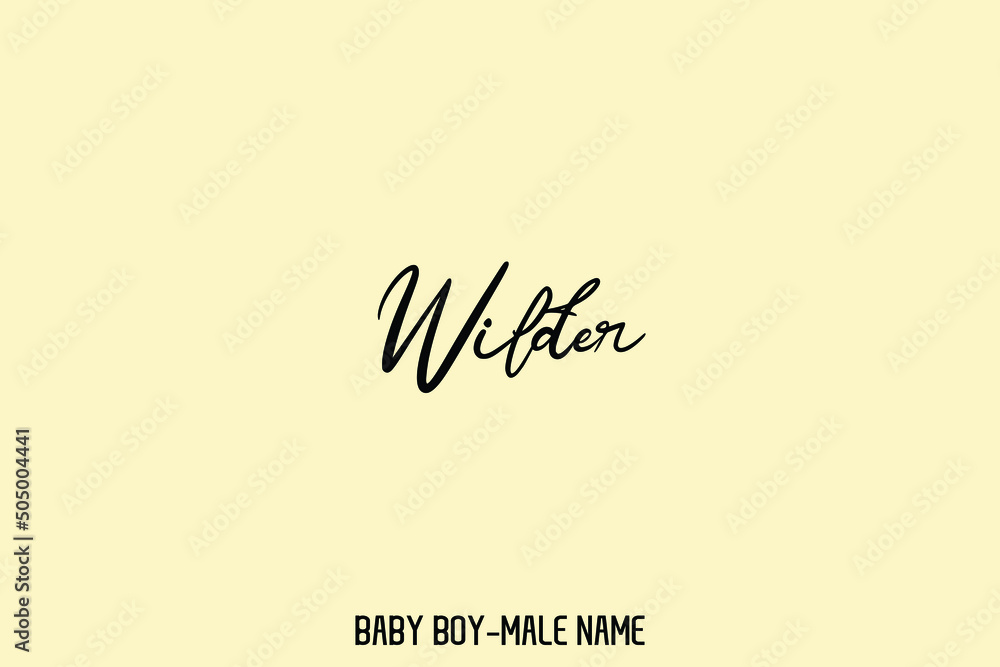 Aufkleber cursive alphabetical text sign 