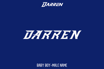 Bold Funny Calligraphic Text of Famous Male Name 