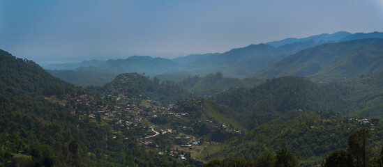 panorama of the mountains