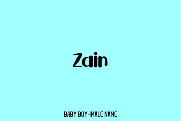 Bold Funny Calligraphic Text of Famous Male Name 