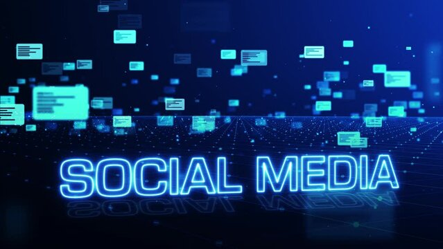 4K Social Media Background