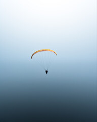 paraglider in the sky