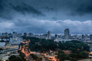 Fototapeta na wymiar View of Belo Horizonte City. Belo Horizonte, Minas Gerais, Brazil.