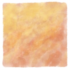 Orange pastel watercolor sky texture background.
