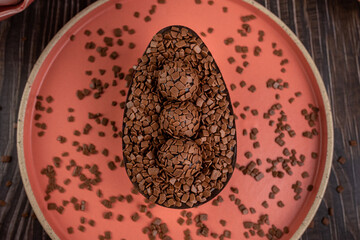 Easter - Easter egg filled with Belgian chocolate