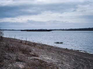 lake and clouds