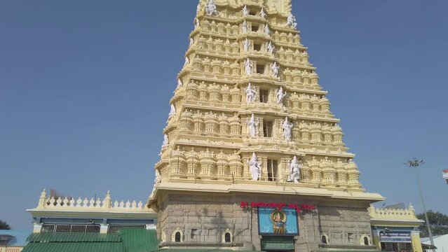 The city of Mysore. Chamundeshwari Temple. An important Hindu monument