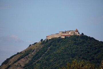 Fototapeta na wymiar Medieval Castle on a hilltop