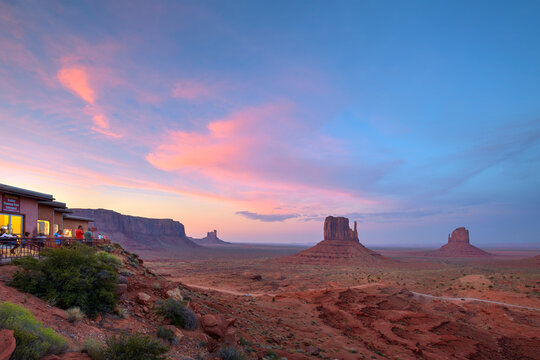 Monument Valley at blue hour, Arizona, United States © Massimo Pizzotti