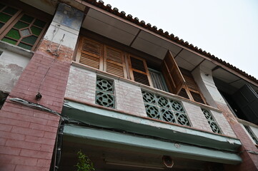 Georgetown, Penang Malaysia - May 14, 2022: The Amazing Scenery of around Armenian Street and Georgetown