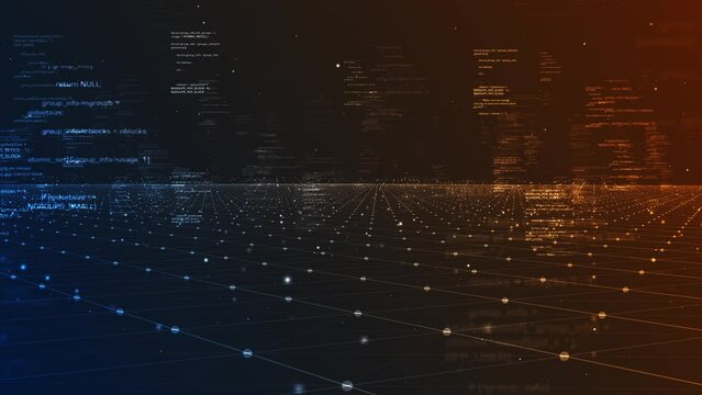 4K code background - Loopable