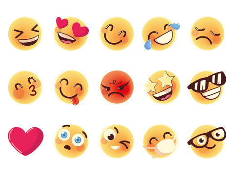Icons Set Emoji
