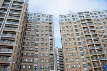Fototapeta premium 都市のマンション