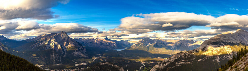 Plakat Bow Valley in Banff national park