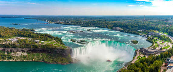 Niagara Falls, Horseshoe Falls - obrazy, fototapety, plakaty