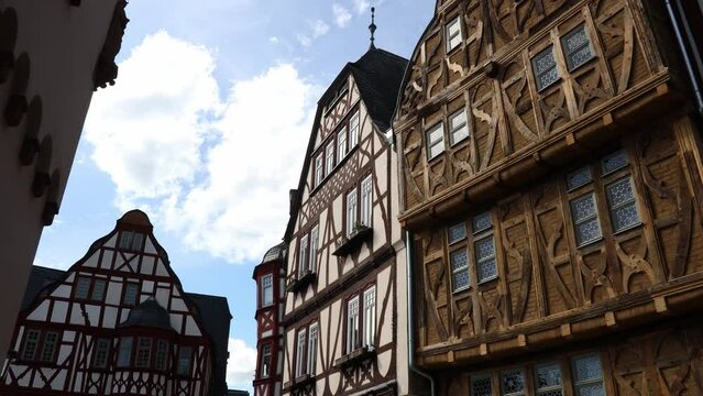 the historic old town of limburg in germany 30fps 4k video