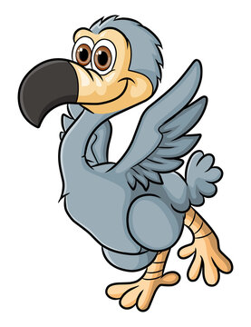 recommend clip art: The smiley dodo bird is going to fly
