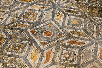 Mosaic on the floor of residential buildings. City of Ephesus. Turkey