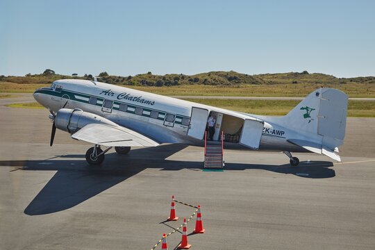 DC-3 at the airport