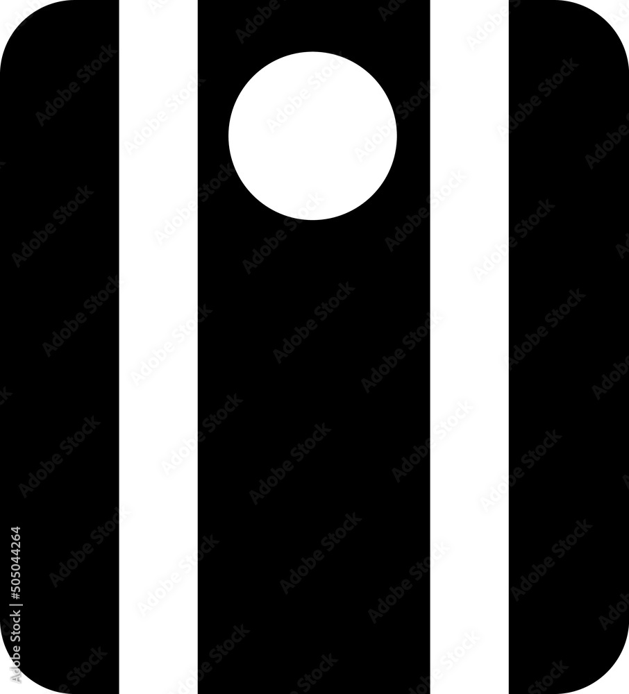 Aufkleber Weighing machine element in flat simple style on white background..eps