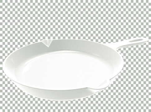 Ceramic Frying Pan Render Png