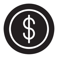 coin glyph icon