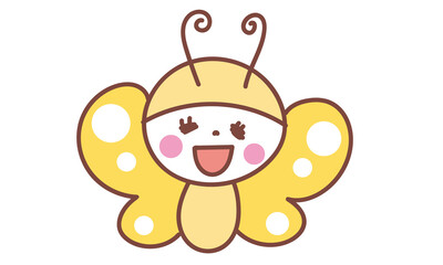 笑顔のちょうちょ