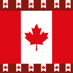 Fototapeta na wymiar canada flag patriotism