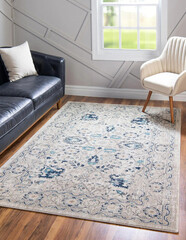 Modern luxury living area rug