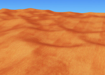 3D Desert landscape
