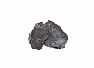 charcoal isolated on white background