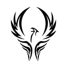 Tattoo pattern on white background