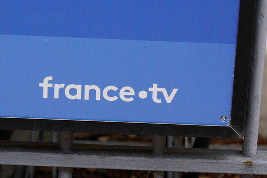 France tv channel logo sign and brand text of french public service broadcaster france