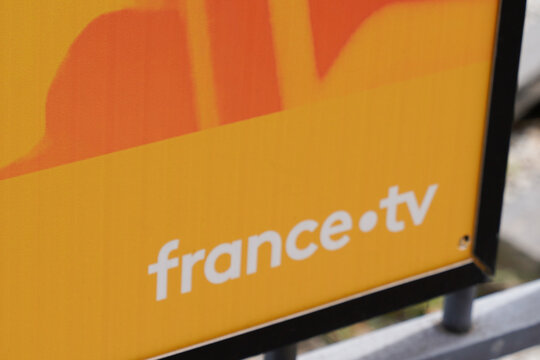 France tv channel logo text and brand sign of french service broadcaster chain public france