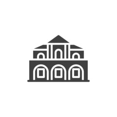 Villa house vector icon