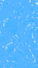Fototapeta na wymiar abstract texture of glass surface of blue. Glossy surface of water. Texture of liquid molten gold. Vertical image. 3D image. 3D rendering.