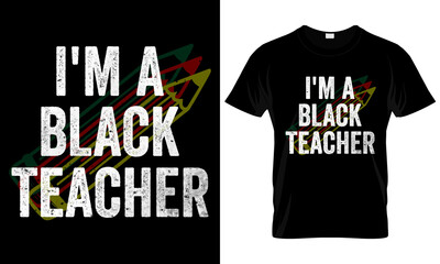 Fototapeta premium Black History Month Motivational Positive Quote Design , African American Typography T-shirt Design, Juneteenth T-shirt Design 