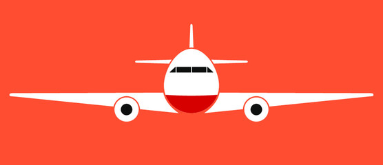 vector isolated illustration airplane © Merab