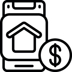 Mobile App Sales Icon