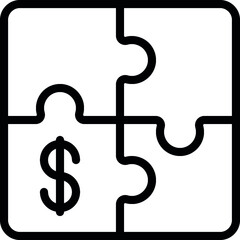 Money Puzzle Icon