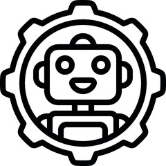 Robot Cog Icon
