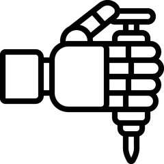 Medical Robot Icon