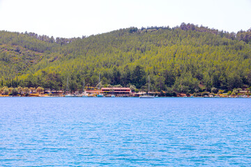 View of Akbuk Bay Gokova, Mugla
