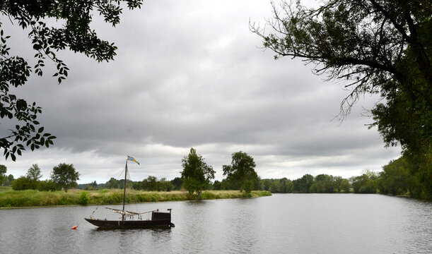 Gabares sur la Loire